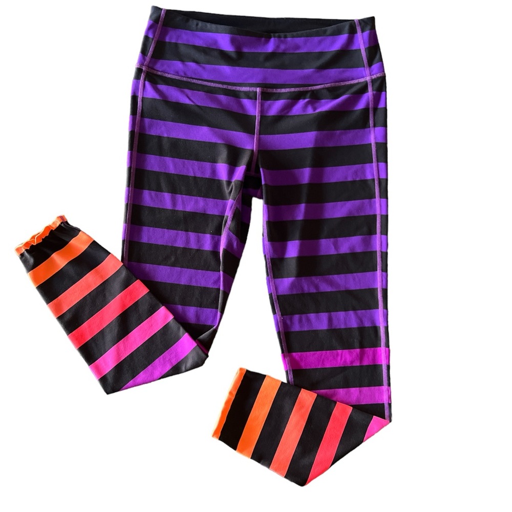 Athleta High Rise Charturanga Bold Stripe Tight